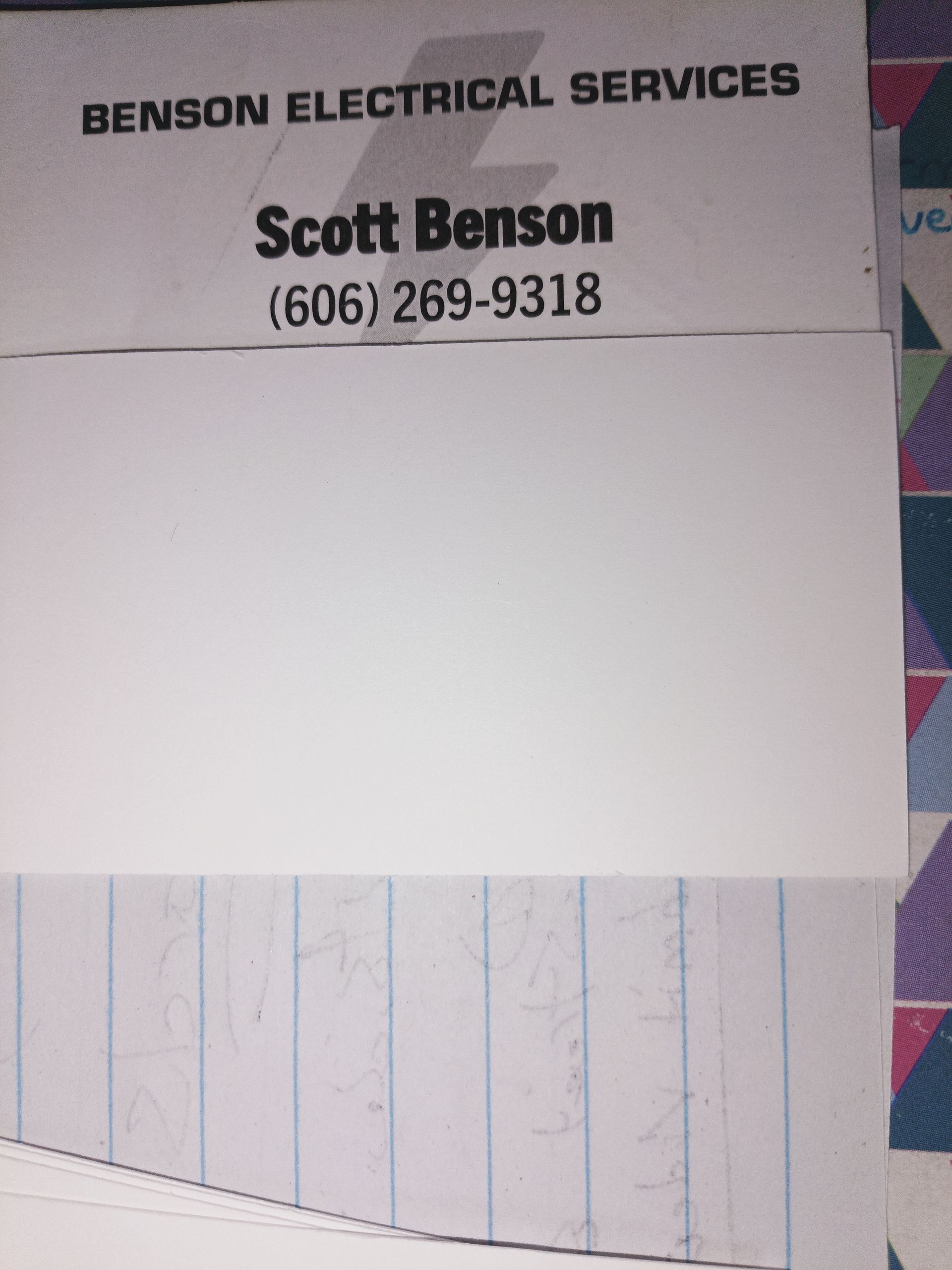 Benson Electrical Services logo